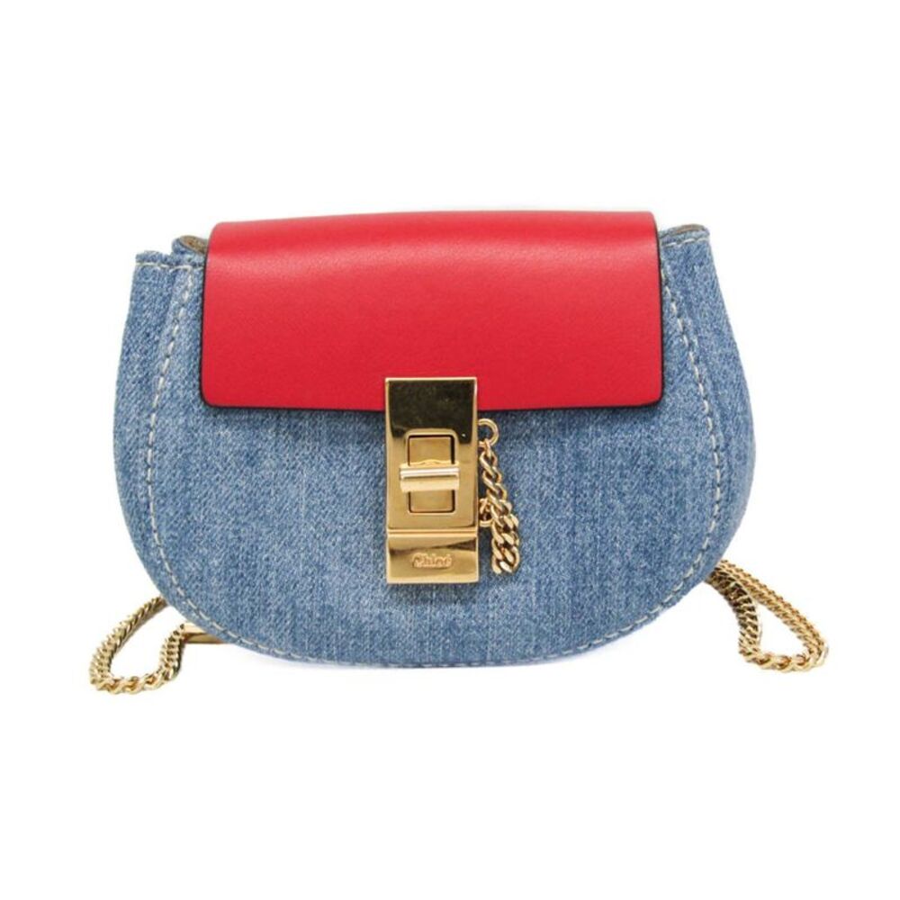 Chloe Drew Leather Multicolour Leather Backpack Bag
